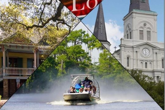 New Orleans Full-Day City Tour and Swamp Tour Combo