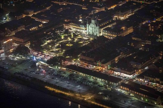 New Orleans City Lights Night Helicopter Tour