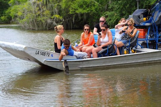 Small-Group Swamp Tour by Airboat with Downtown New Orleans Pickup
