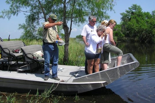 Small-Group Half-Day Airboat Swamp Adventure & Plantation Tour from New Orleans