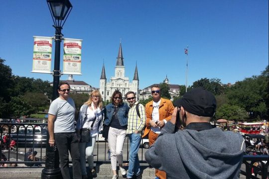 French Quarter History Walking Tour small group of 9