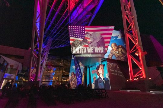 Expressions of America - Outdoor Sound & Light Show at The National WWII Museum